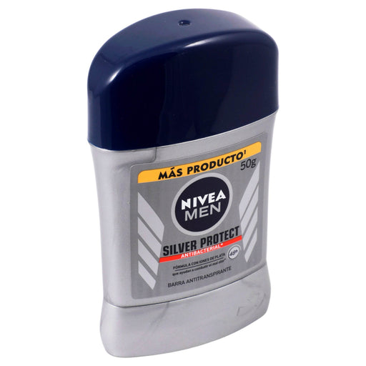 Desodorante Nivea Men Silver Protec Con 50G - WeCare Pharma