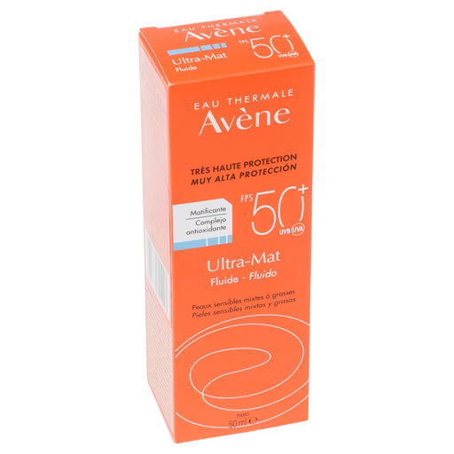 Avene Ultra Mat Fluido Sin Color Fps50 50Ml 2 - 3282779391023