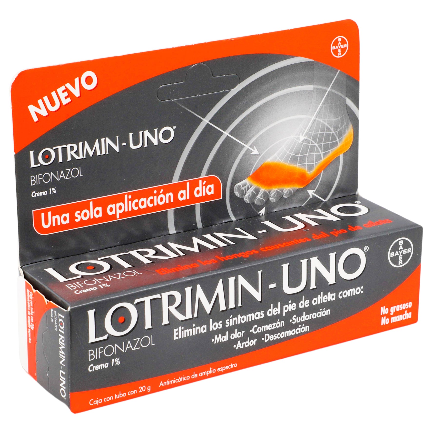 Lotrimin-Uno Crema 1% 20G (Bifonazol) 2 - 7502276040351