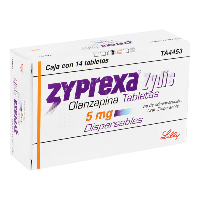 Zyprexa Zydis Disp 5Mg Con 14 Tabletas (Olanzapina) 2 - 7501082242072