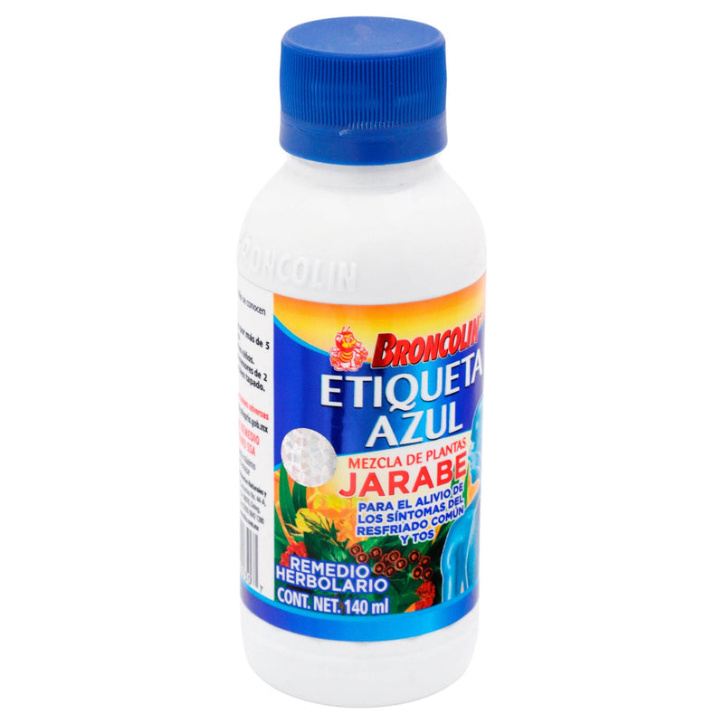 Broncolin Etiqueta Azul Jarabe 140Ml (Mezcla De Plantas) - WeCare Pharma