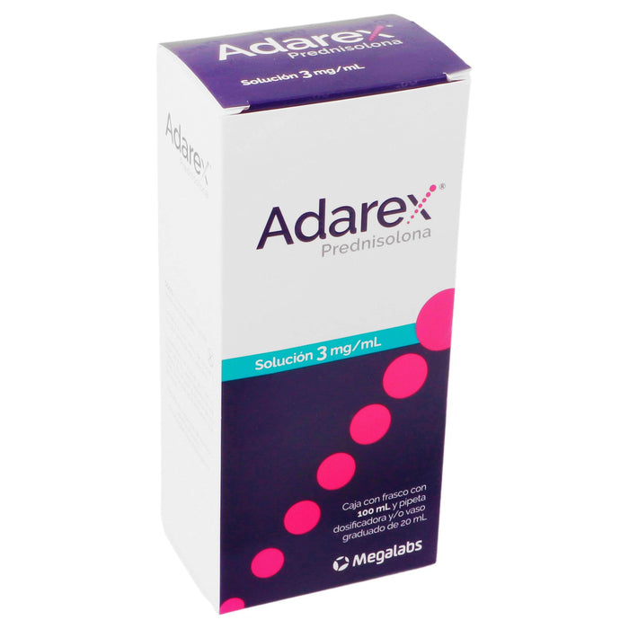 Adarex (Prednisolona) Solución 3Mg/Ml 100Ml - WeCare Pharma