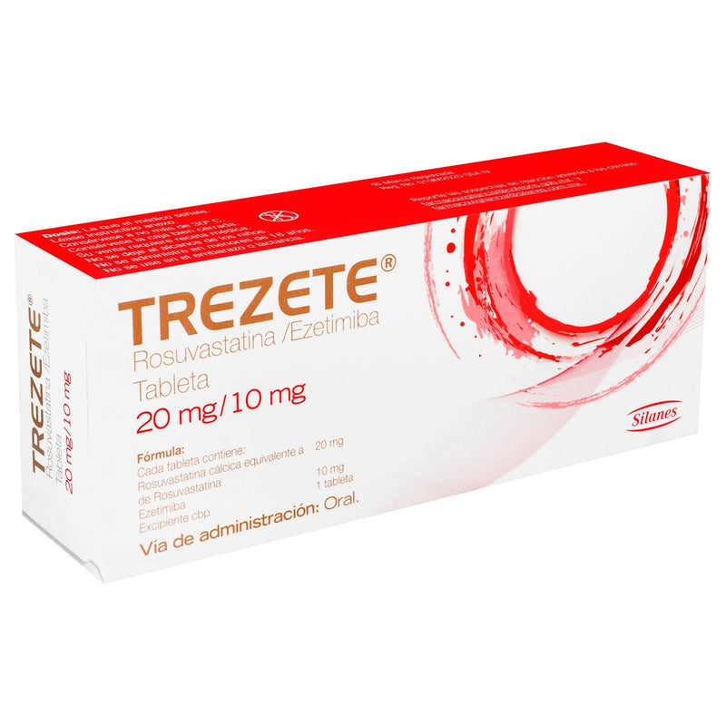 Trezete 20Mg/10Mg Con 30 Tabletas (Rosuvastatina/Ezetimiba) - WeCare Pharma