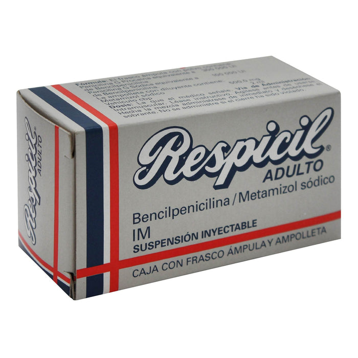 Respicil Ad Frasco 100 000Unid/500Mg 5Ml Ampulas (Bencilpenicilina/Metamizol Sodico) - WeCare Pharma