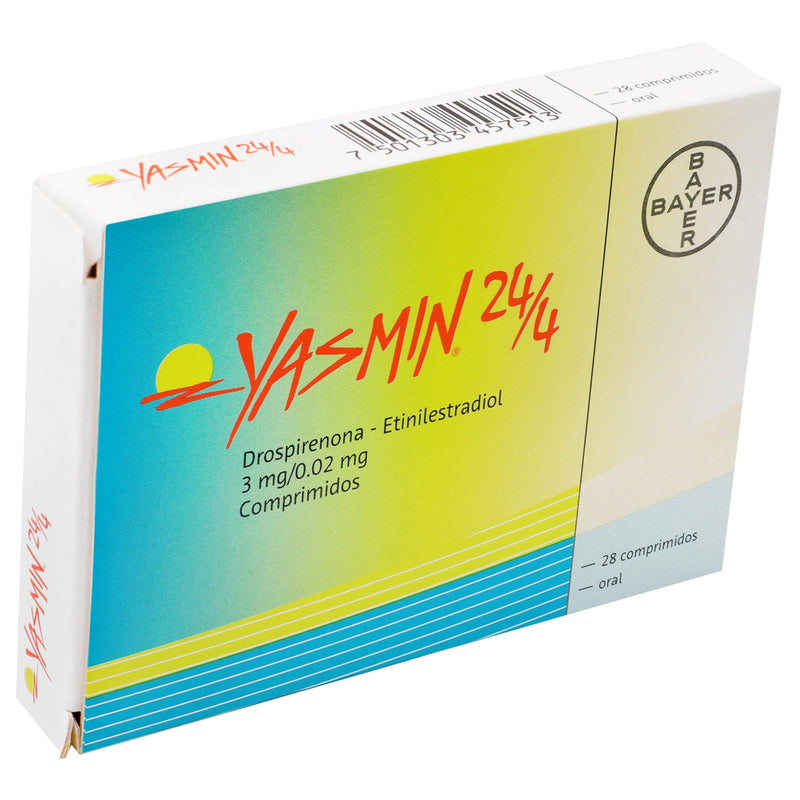 Yasmin 3Mg/0.02Mg Con 28 Comprimidos (Drospirenona/Etinilestradiol) - WeCare Pharma