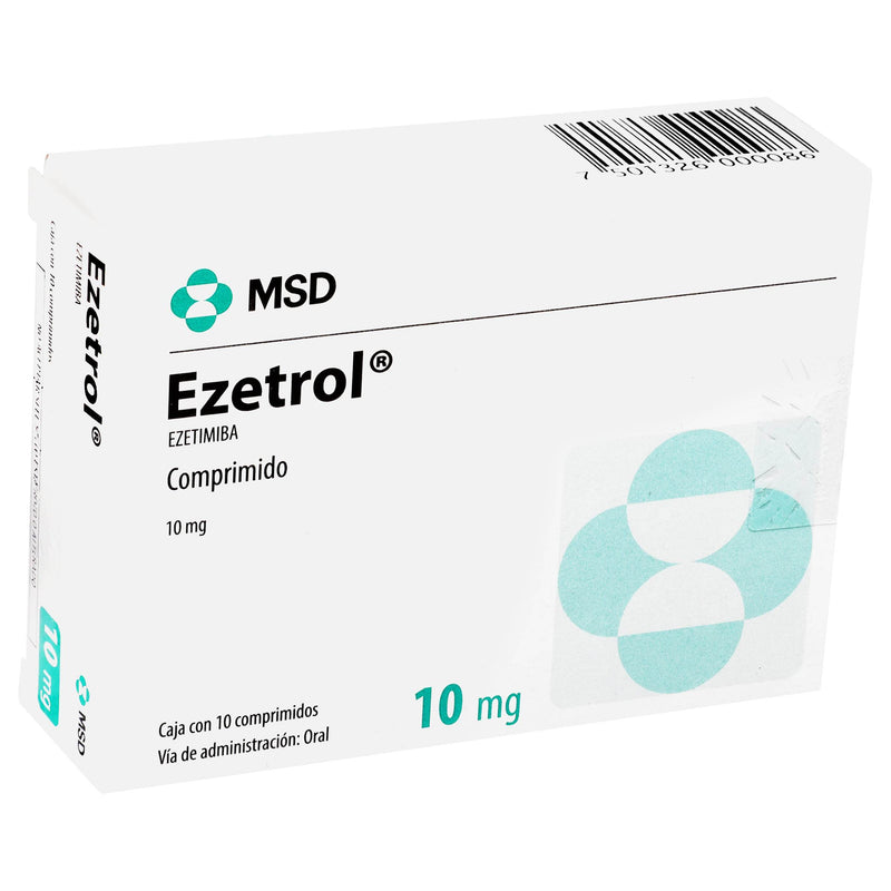 Ezetrol 10Mg Con 10 Tabletas (Ezetimiba) - WeCare Pharma