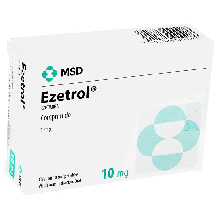 Ezetrol 10Mg Con 10 Tabletas (Ezetimiba) - WeCare Pharma