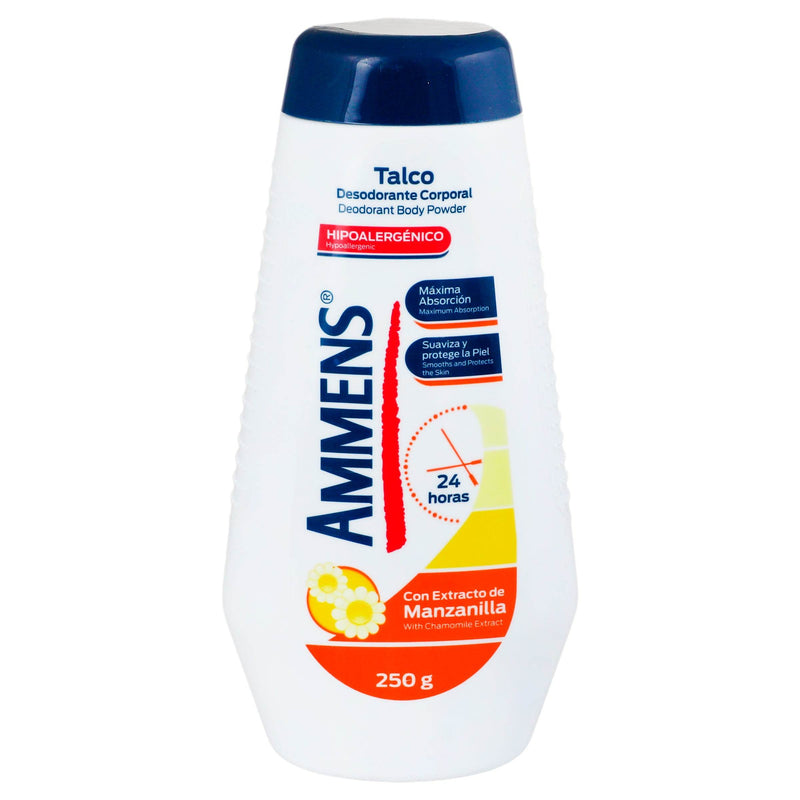 Talco Ammens Corporal Manzanilla 250G - WeCare Pharma