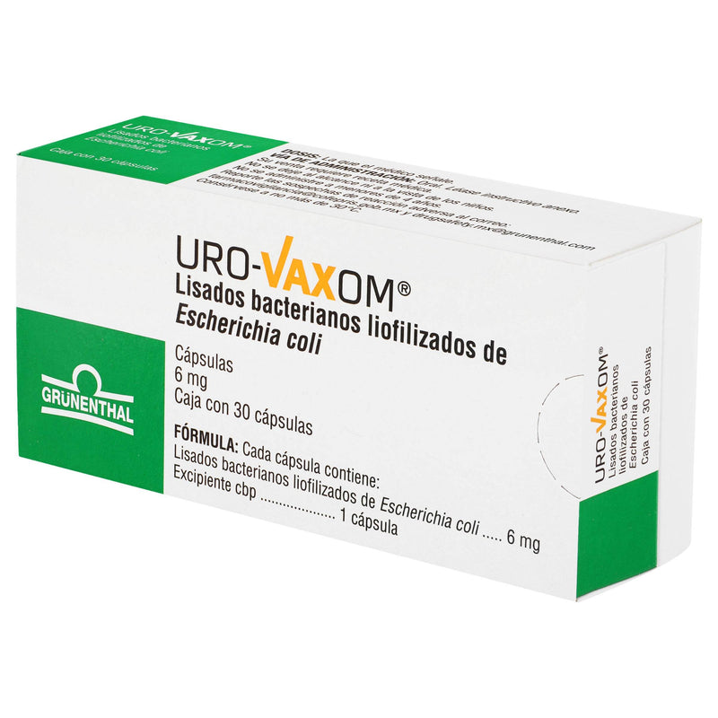 Uro-Vaxom 6Mg Con 30 Capsulas (Lisados Bacterianos E Coli) - WeCare Pharma