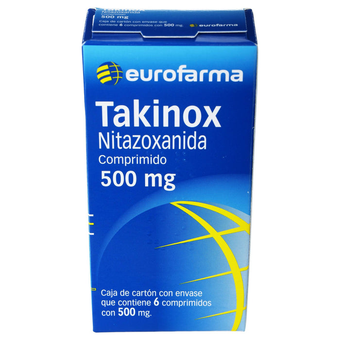 Takinox (Nitazoxanida) Comp 500Mg Con 6 - WeCare Pharma