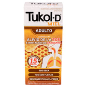 Tukol-D Miel Ad Jarabe 2G/0.2G 120Ml (Guaifenesina/Dextrometorfano) - WeCare Pharma
