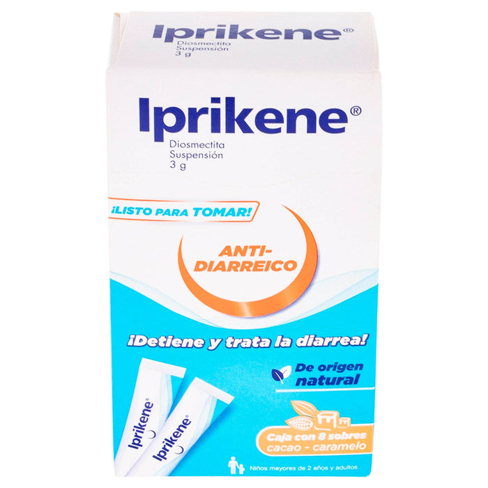 Iprikene Suspensión Antidiarreico Cacao Caramelo 3G Sobres Con 8 - WeCare Pharma