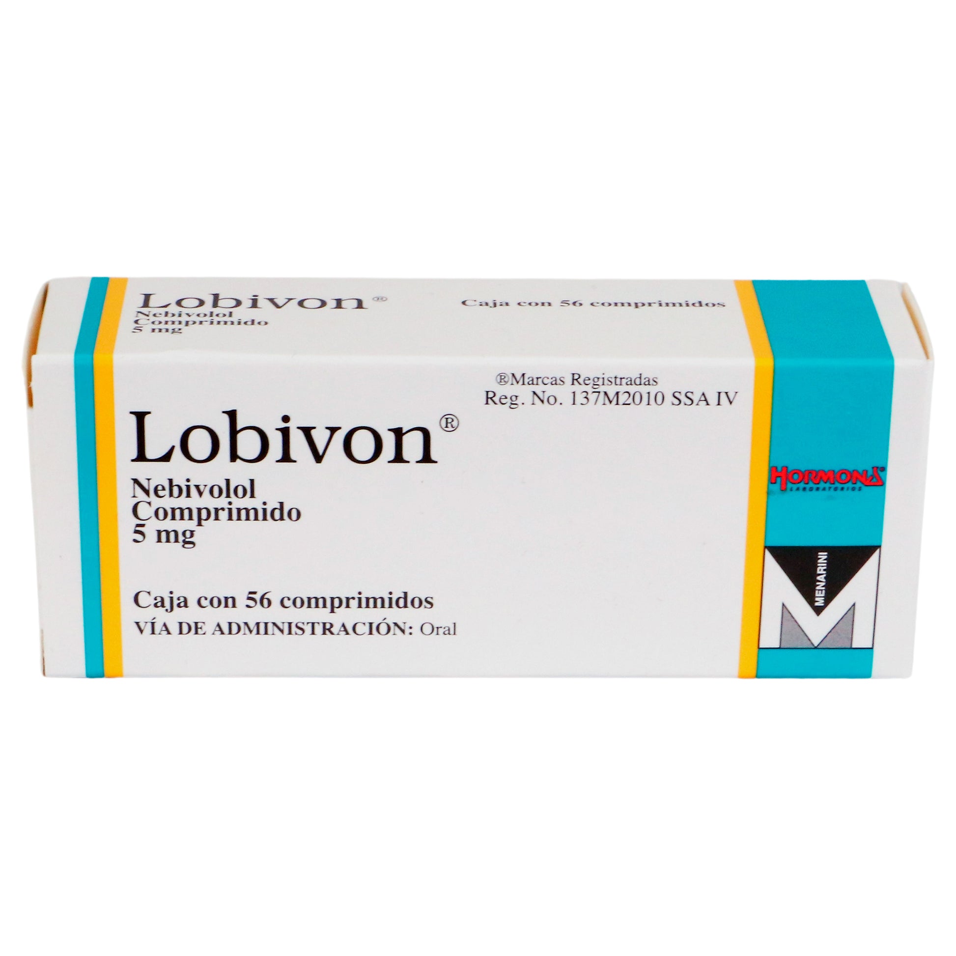 Lobivon 5Mg Con 56 Comprimidos (Nebivolol) 3 - 7506317100677