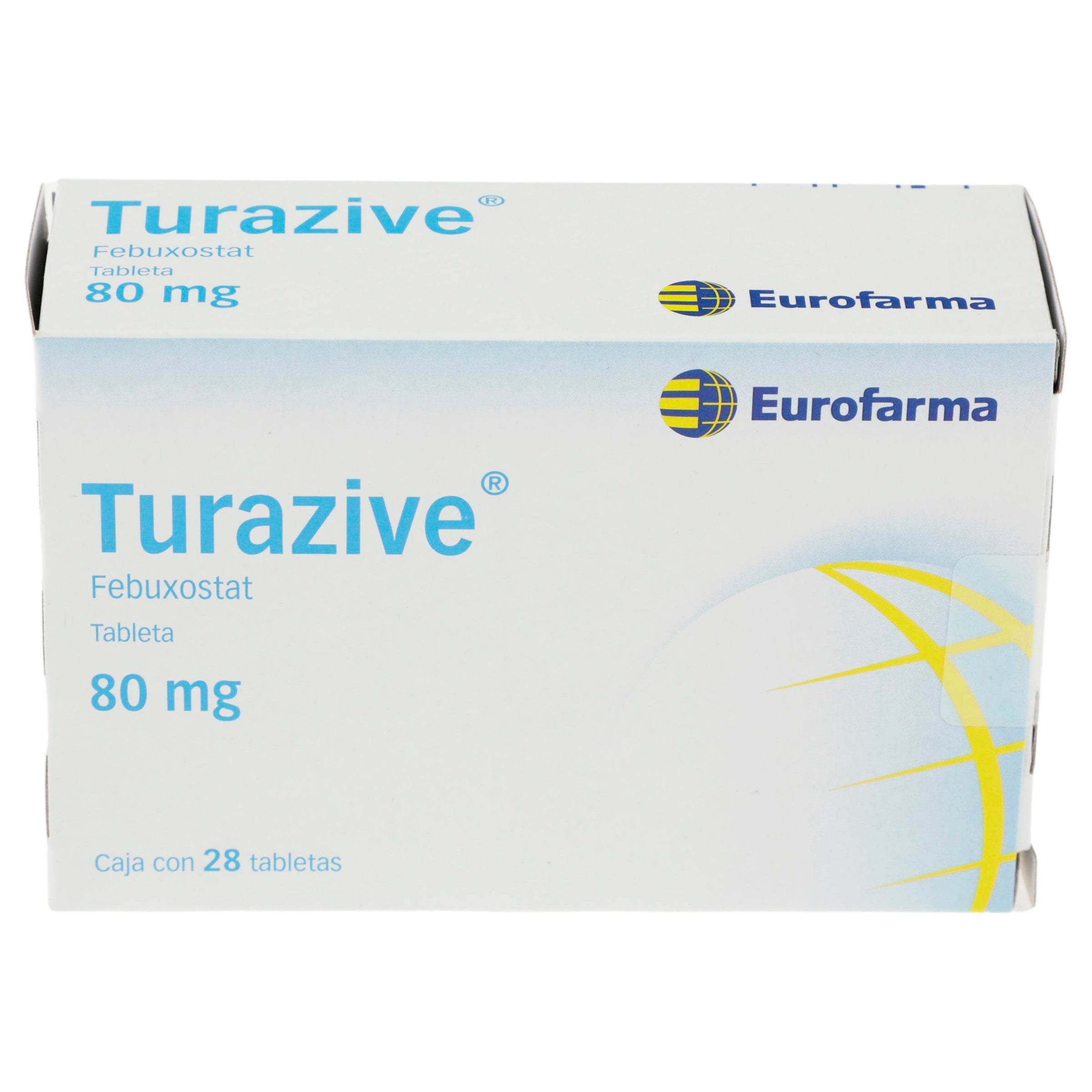 Turazive 80Mg Con 28 Tabletas (Febuxostat) — WeCare Pharma