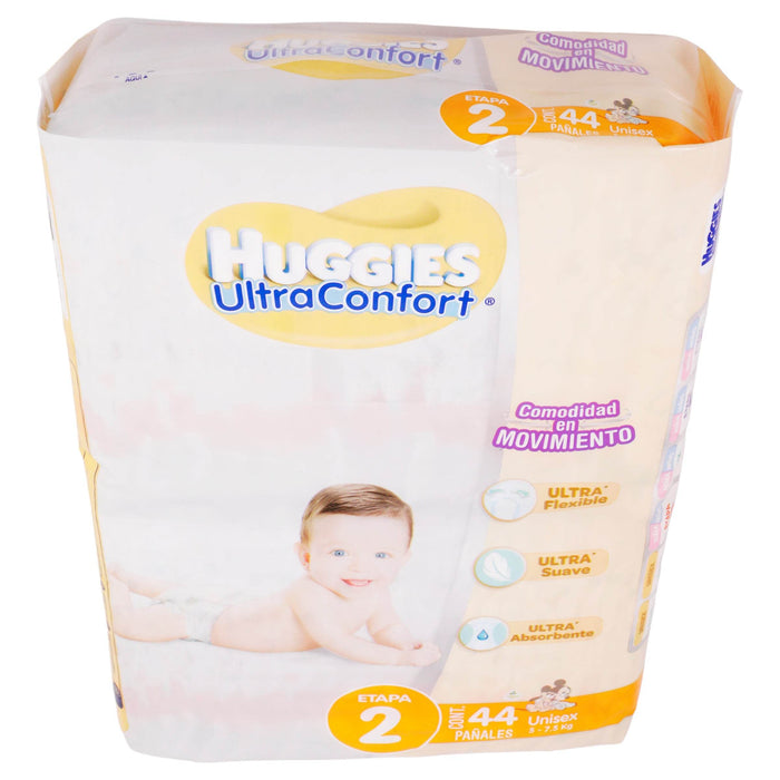 Pañal Huggies Ultra Confort Etapa 2 Con 40 - WeCare Pharma