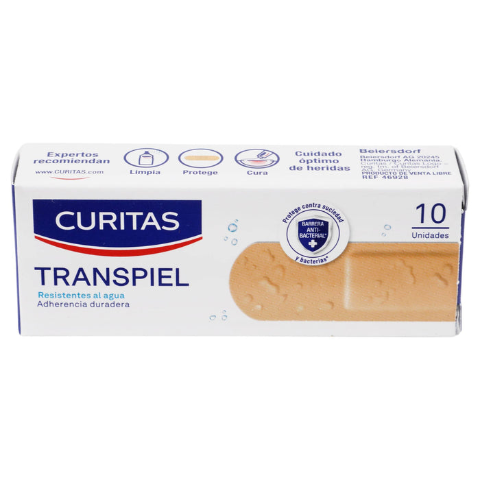 Curitas Adhesivas Transpiel Con 10 - WeCare Pharma