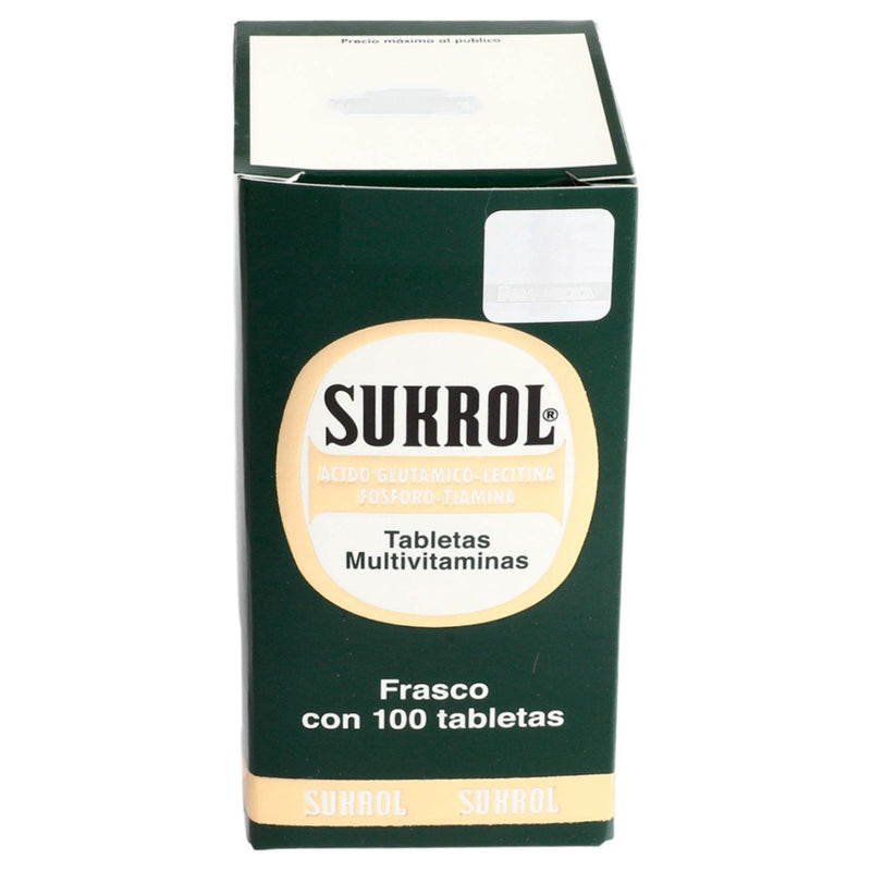 Sukrol Con 100 Tabletas (Multivitaminas) - WeCare Pharma