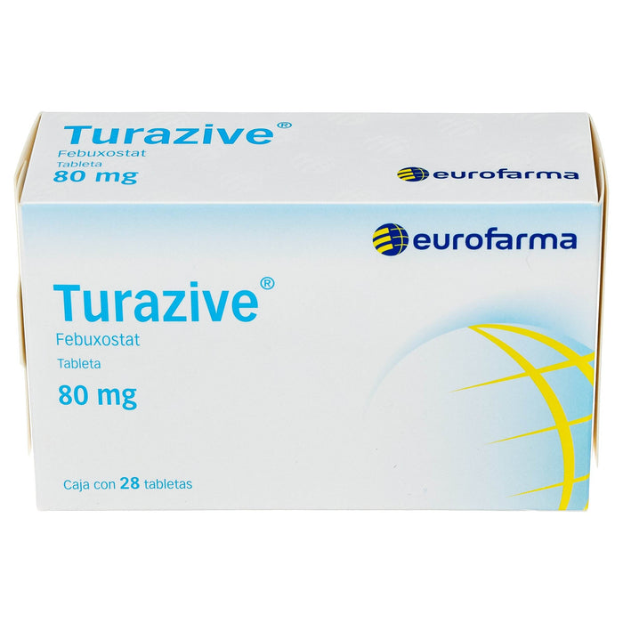 Turazive (Febuxostat) 80Mg Tabletas Con 28 Euro - WeCare Pharma