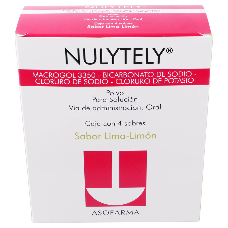Nulytely Sobre 110.1G Con 4 Lima-Limon (Macrogol/Sodio/Potasio) - WeCare Pharma