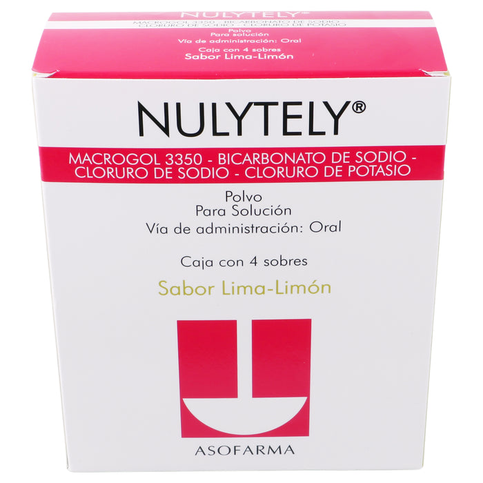 Nulytely Sobre 110.1G Con 4 Lima-Limon (Macrogol/Sodio/Potasio) 3 - 7501871730322