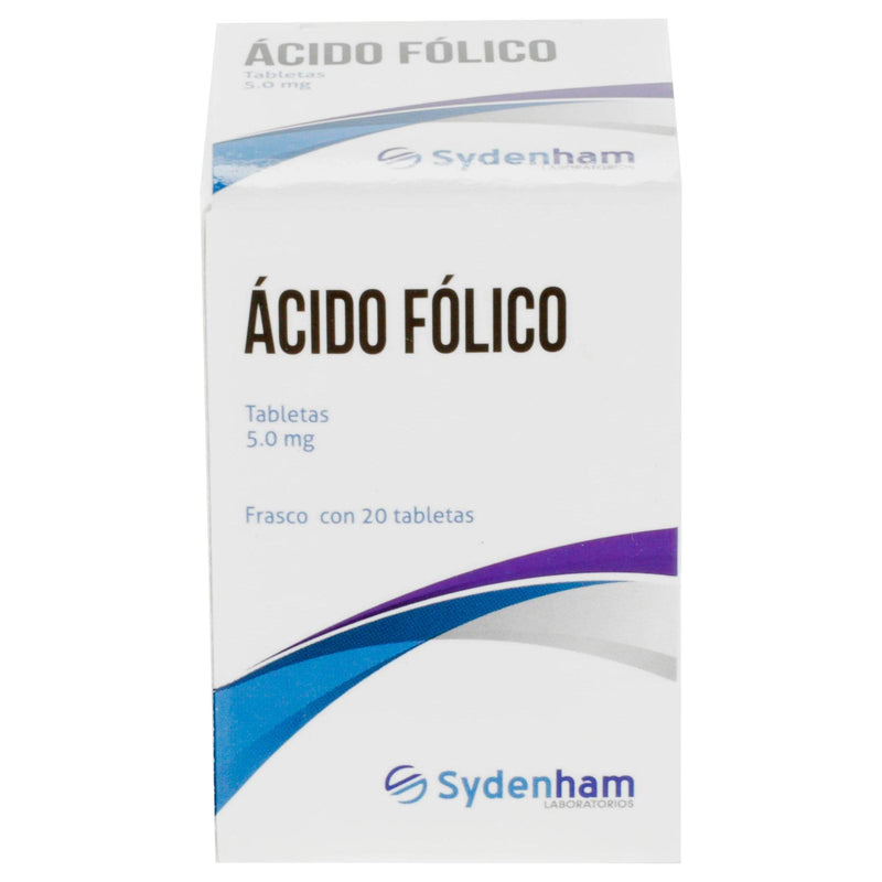Acido Folico 5Mg Con 20 Tabletas - WeCare Pharma