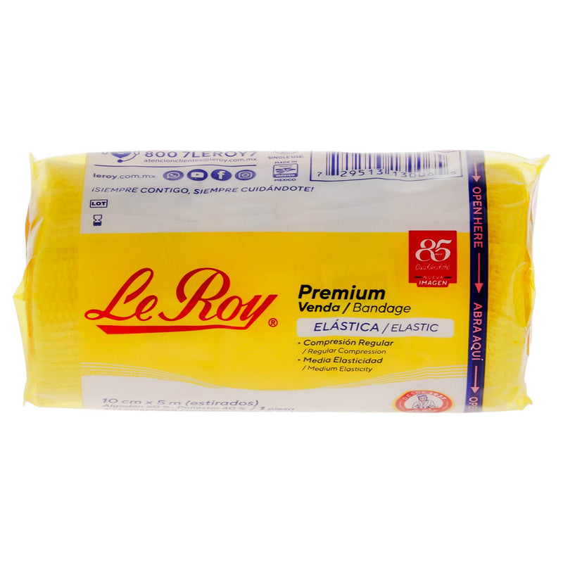 Venda Elástica 10Cm Leroy - WeCare Pharma
