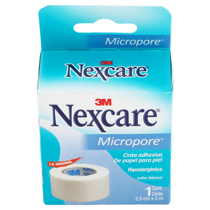 Cinta Microporosa Nexcare Blanco 2.5X5Cm - WeCare Pharma