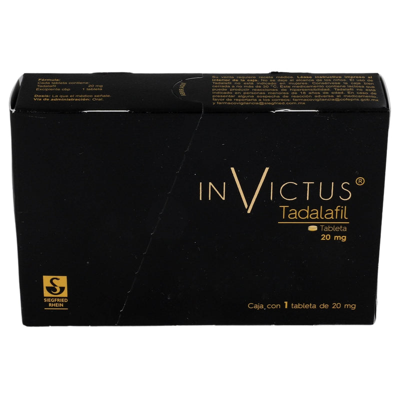 Invictus 20Mg Con 1 Tabletas (Tadalafil) - WeCare Pharma