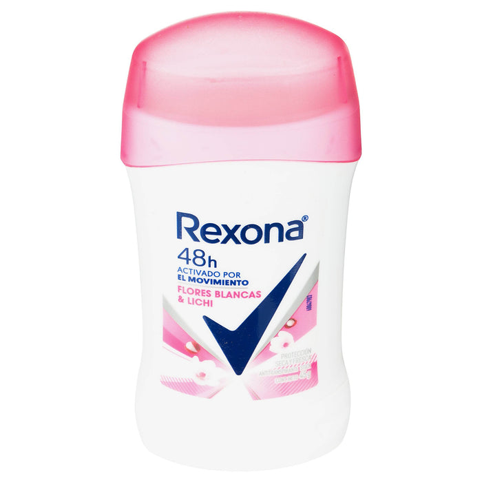 Desodorante Rexona Flores Blancas 48H Stick 45G - WeCare Pharma