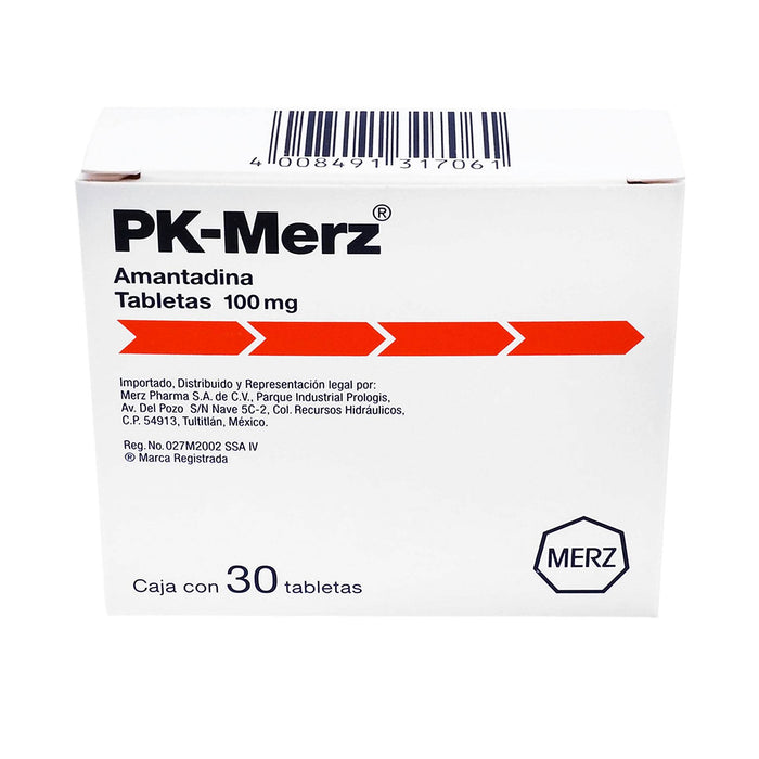 Pk-Merz 100Mg Con 30 Tabletas (Amantadina) - WeCare Pharma