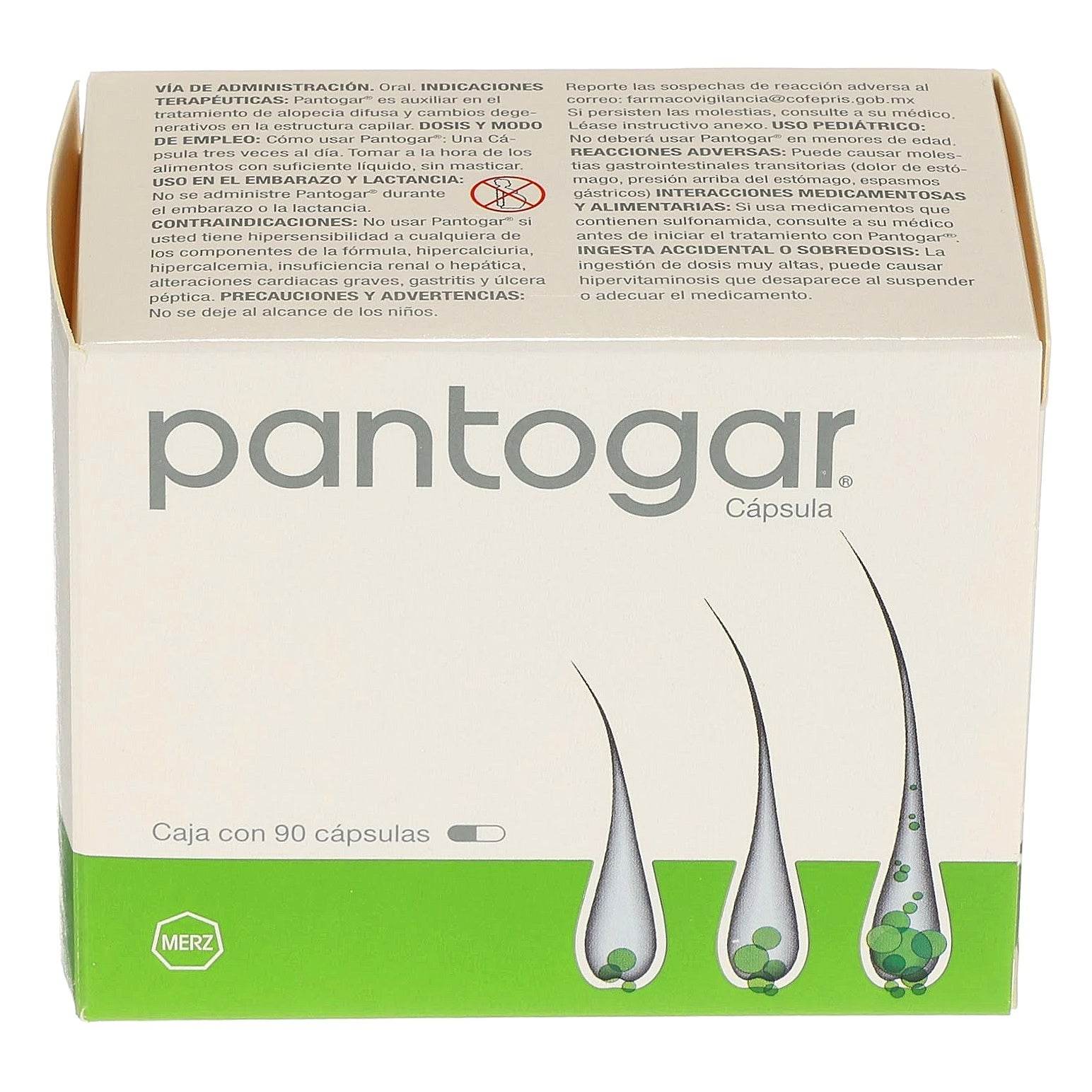 Pantogar Components Pantogar Tablets Box With 90 — WeCare Pharma