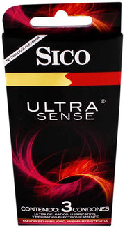 Condón Sico Invisible Con 3 - WeCare Pharma