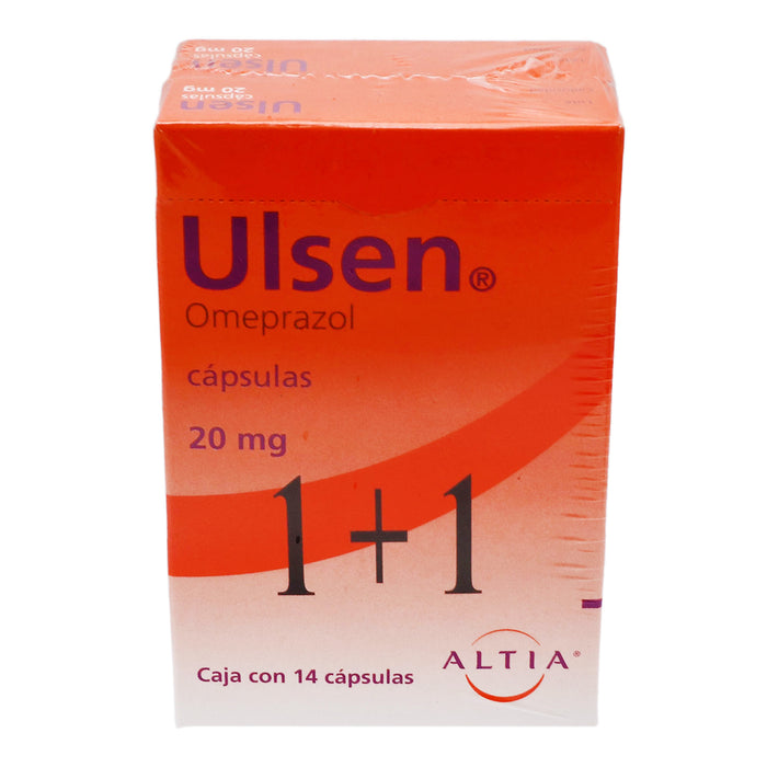 Ulsen 20Mg Con 28 Duo Pack Capsulas (Omeprazol) 3 - 7501314704880