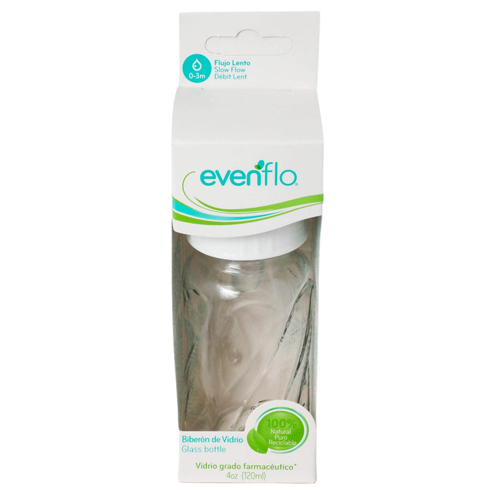 Biberon Vidrio 4Oz Evenflo - WeCare Pharma