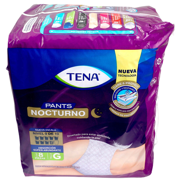 Tena Calz Pants Nocturno Grande Con 8 - WeCare Pharma