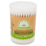 Aplicadores De Algodón Cottoni Con 100 - WeCare Pharma