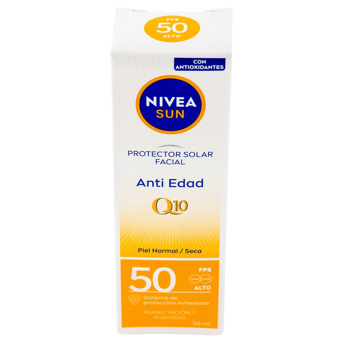 Protector Nivea Sun Facial Anti Edad Fps50 50Ml - WeCare Pharma