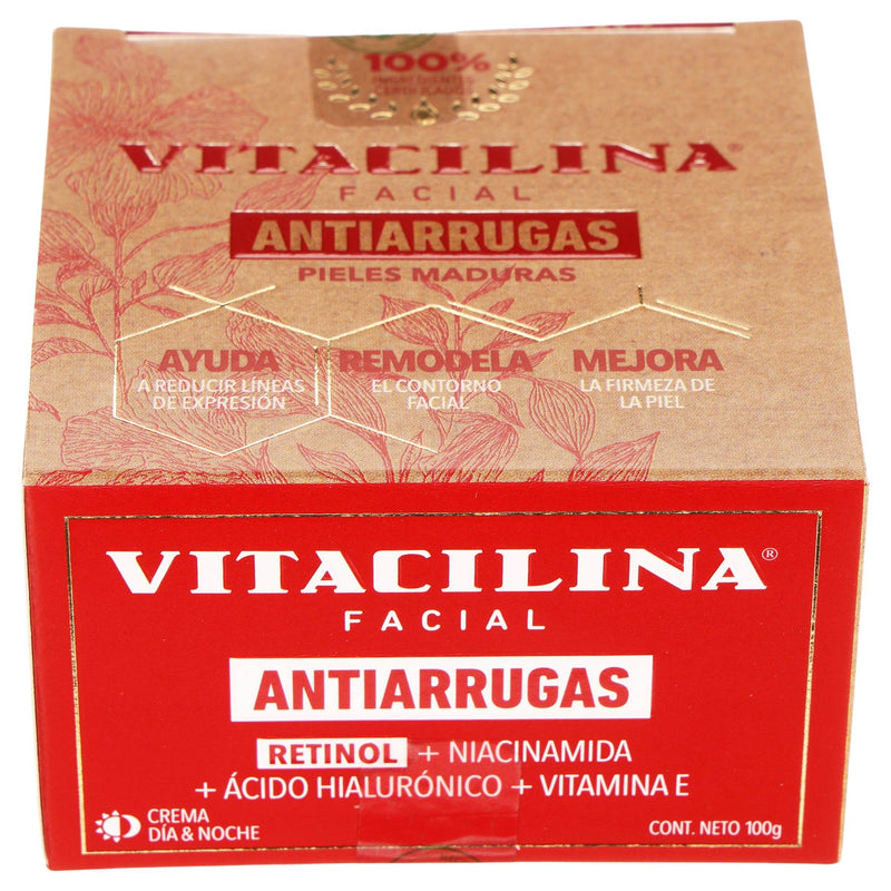 Vitacilina Facial Antiarrugas Crema 100G - WeCare Pharma
