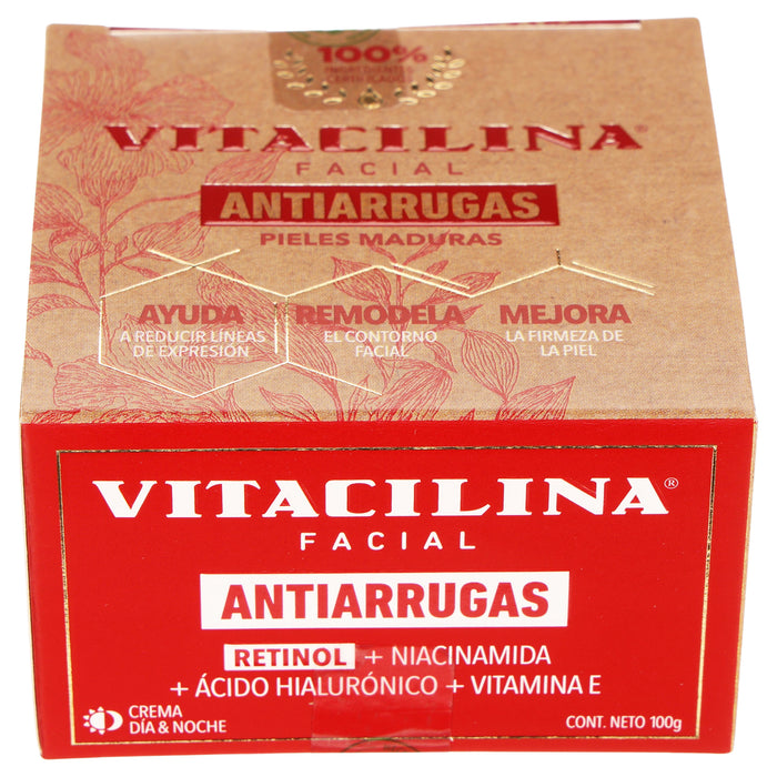 Vitacilina Facial Antiarrugas Crema 100G 3 - 7506376000253