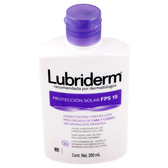 Lubriderm Protector Solar Fps 15 200Ml - WeCare Pharma