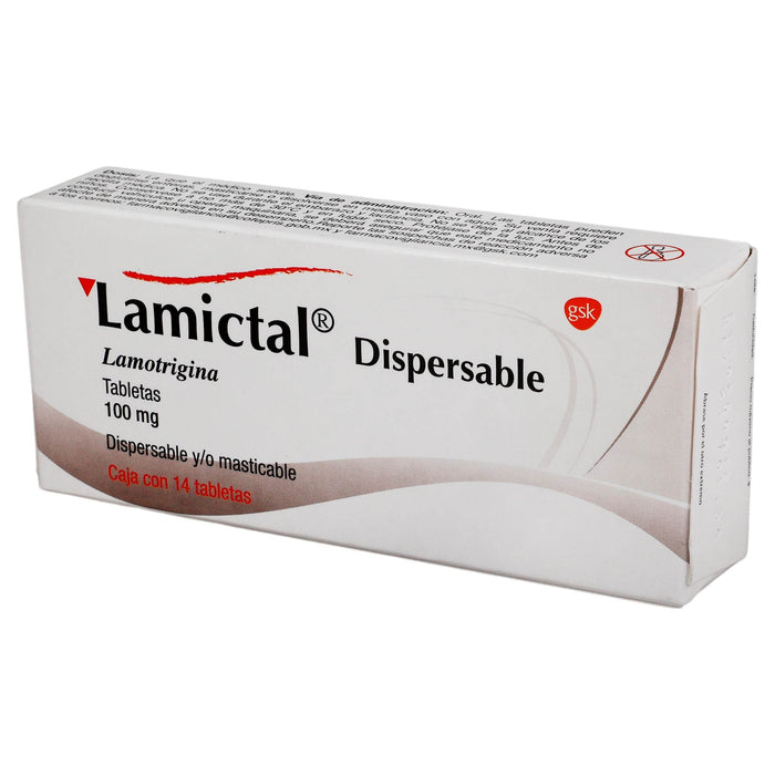 Lamictal Dispersable 100Mg Con 14 Tabletas (Lamotrigina) - WeCare Pharma