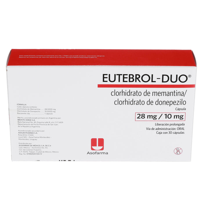 Etubrol-Duo (Memantina/Donepezilo) Capsulas 28Mg/10Mg Con 30 - WeCare Pharma