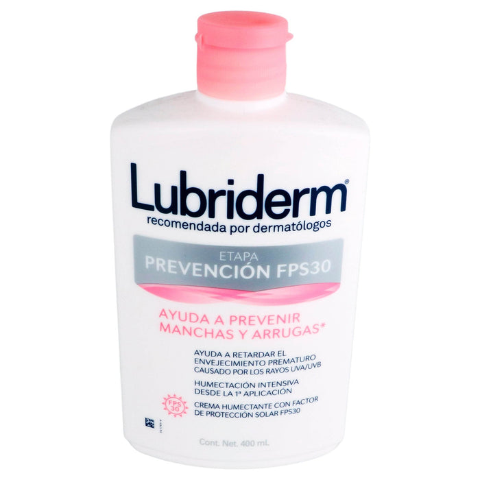 Lubriderm Prevencion Fps30 400Ml - WeCare Pharma