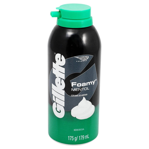 Crema Para Afeitar Gillette Foamy Mentol 179Ml - WeCare Pharma