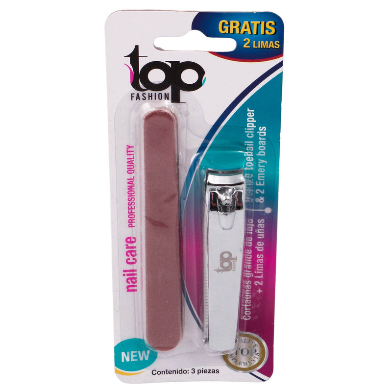 Corta Uñas C/Lima Top Fashion Con 1 - WeCare Pharma