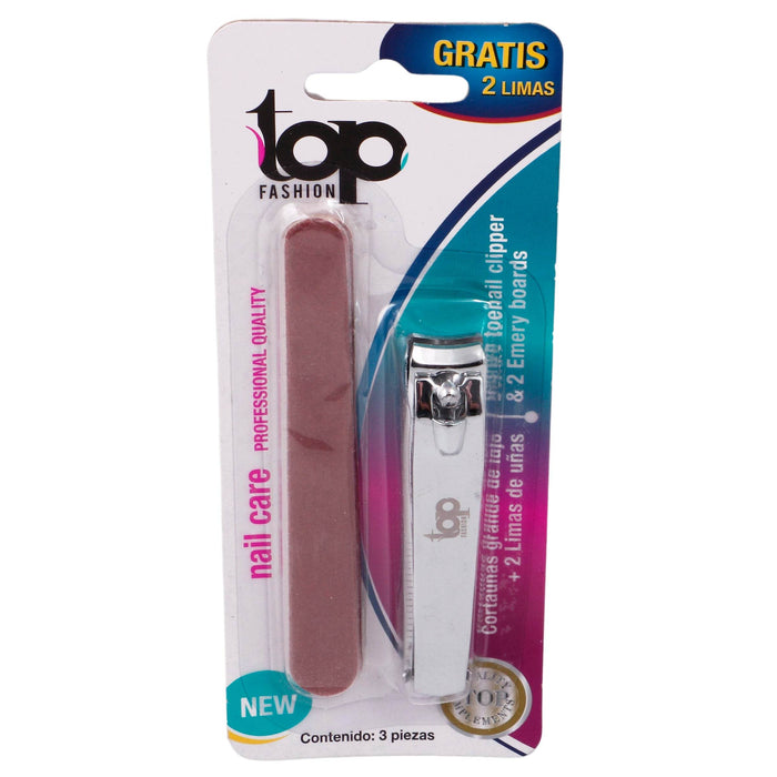 Corta Uñas C/Lima Top Fashion Con 1 - WeCare Pharma