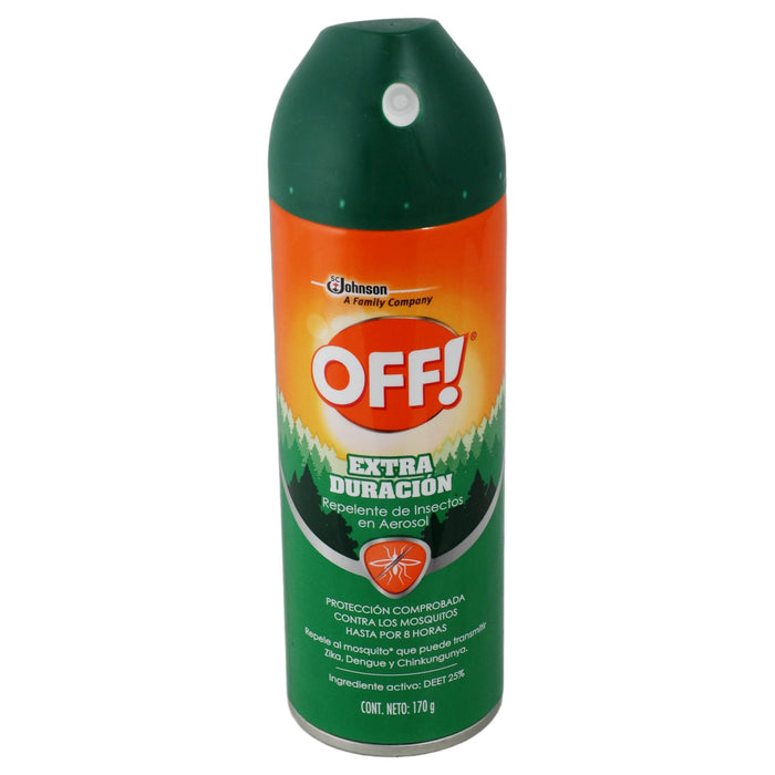 Repelente Off Extra Duracion Aerosol 170G - WeCare Pharma