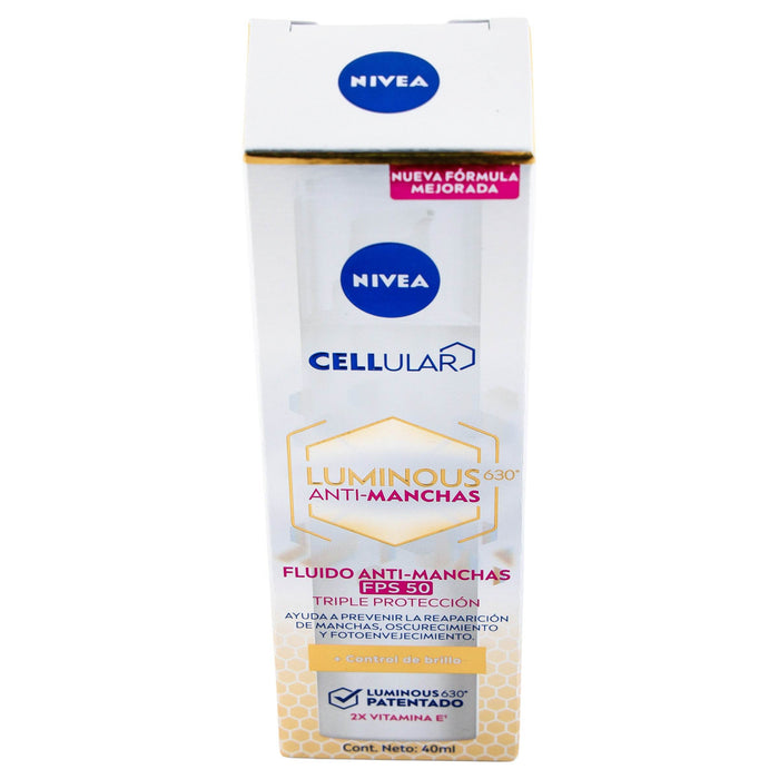 Nivea Fluido Anti Manchas Luminous Fps50 40Ml - WeCare Pharma