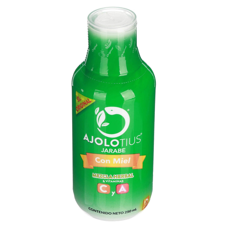Ajolotius Con Miel Jarabe 250Ml (Mezcla Herbal/Vitamina Con A) - WeCare Pharma