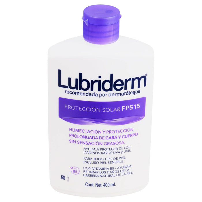 Lubriderm Protector Solar Fps15 400Ml - WeCare Pharma